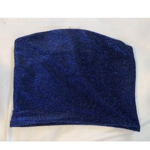 Sparkly blue bandeau